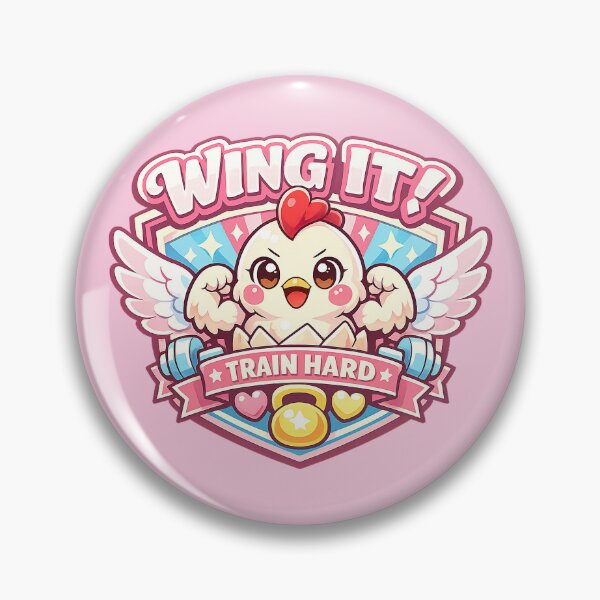 Item preview, Cute Anime Chicken, Gym Humor designed and sold by graphic-genie.