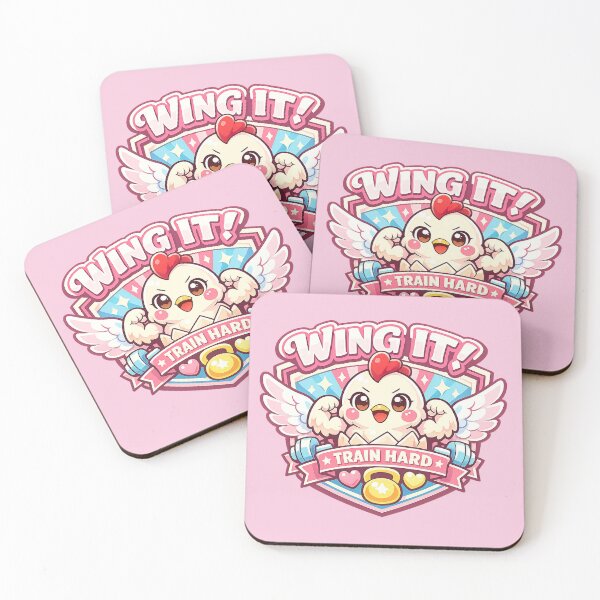 Item preview, Cute Anime Chicken, Gym Humor designed and sold by graphic-genie.