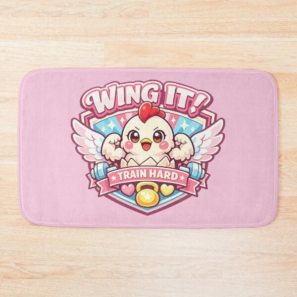Item preview, Cute Anime Chicken, Gym Humor designed and sold by graphic-genie.