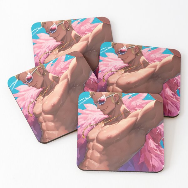 Item preview, Donquixote Doflamingo One Piece Bright Summer Feather Aura designed and sold by SubtextandSass.
