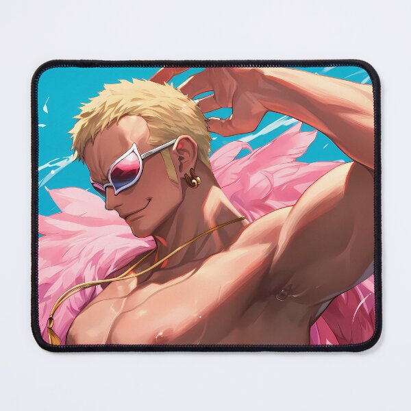 Item preview, Donquixote Doflamingo One Piece Bright Summer Feather Aura designed and sold by SubtextandSass.
