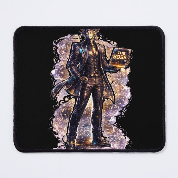 Item preview, Cyberpunk Alien Suit Corporate Gold Galaxy Boss Art designed and sold by ChaEmm_Studio.