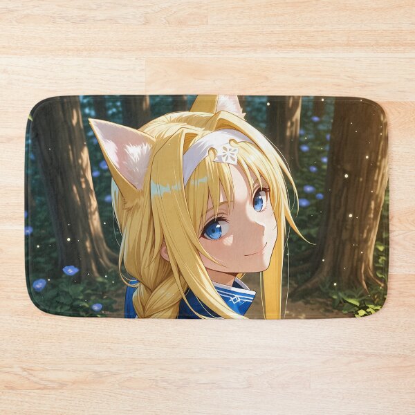 Item preview, Alice Zuberg Sword Art Online Forest Cat Ear Smile designed and sold by SubtextandSass.