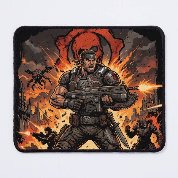 Item preview, Sergeant Marcus Fenix designed and sold by RatherCreative.