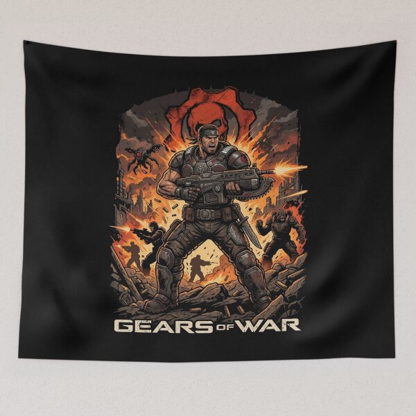 Item preview, Sergeant Marcus Fenix designed and sold by RatherCreative.