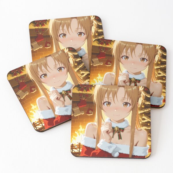 Item preview, Asuna Sword Art Online Christmas Fireplace Smile designed and sold by SubtextandSass.