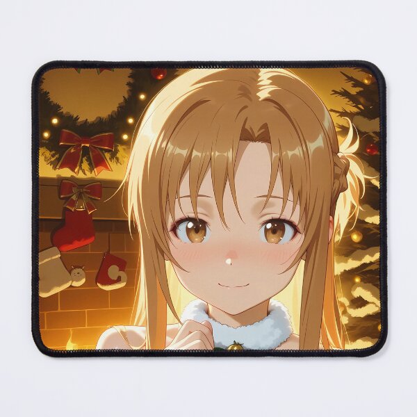 Item preview, Asuna Sword Art Online Christmas Fireplace Smile designed and sold by SubtextandSass.