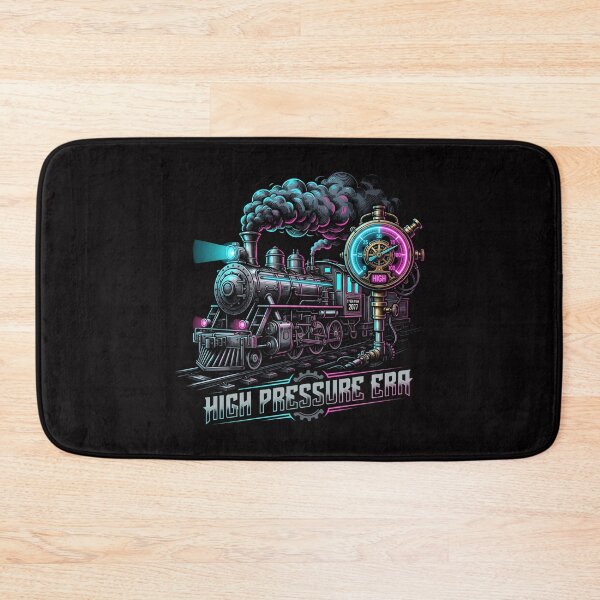 Item preview, Cyberpunk Locomotive High Pressure Era Train Art designed and sold by SplashTastic.