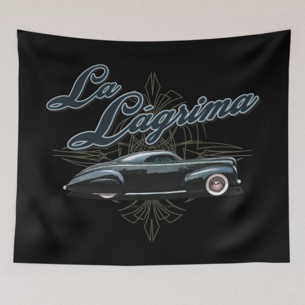 Item preview, 1940 Mercury La Lagrima with text - Lowrider, Kustom, Hot Rod, Muscle Car designed and sold by Elegant Customs.