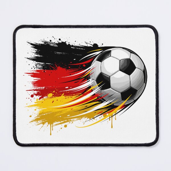 Item preview, German Flag Football Ball Cool  designed and sold by EverkindInk.