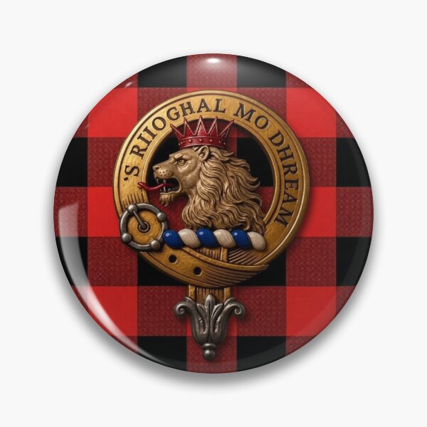 Item preview, MacGregor Crest and Modern Rob Roy Tartan designed and sold by Kirrindy Designs.