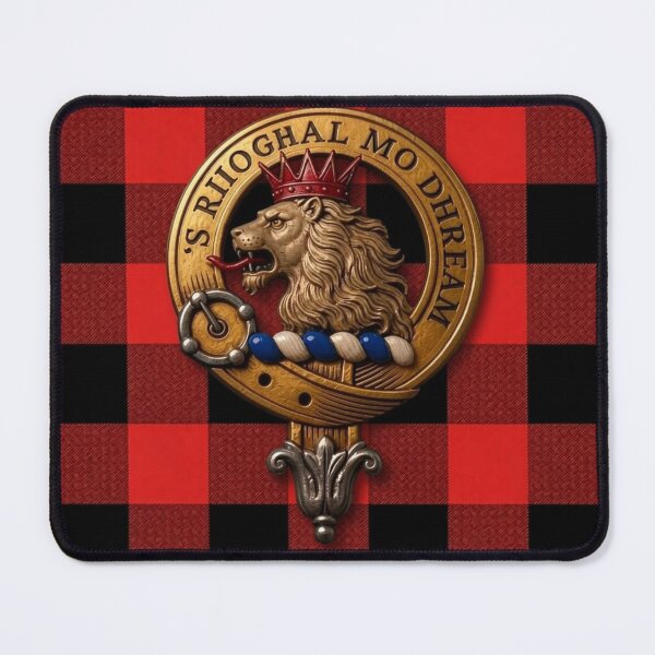 Item preview, MacGregor Crest and Modern Rob Roy Tartan designed and sold by Kirrindy Designs.