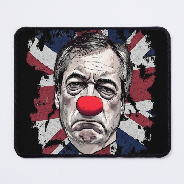 Item preview, FARAGE IS A CLOWN designed and sold by Paparaw.
