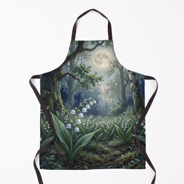 Item preview, Lily of the Valley under Full Moon - Enchanted Forest designed and sold by NeyhineAngelionShop.
