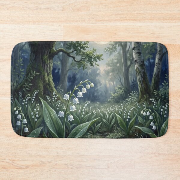 Item preview, Lily of the Valley under Full Moon - Enchanted Forest designed and sold by NeyhineAngelionShop.