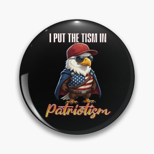 Item preview, I Put The Tism in Patriotism Athletic Eagle designed and sold by TheEndDesign.