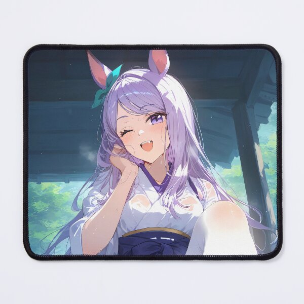 Item preview, Mejiro McQueen Uma Musume Playful Wink in a Forest Shrine designed and sold by ManuelOpito.