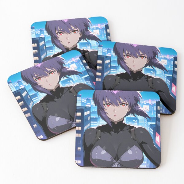 Item preview, Motoko Kusanagi Ghost In The Shell Rooftop City Gaze designed and sold by ManuelOpito.