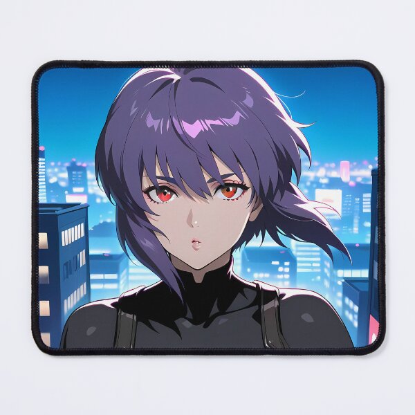 Artikelvorschau, Motoko Kusanagi Ghost in the Shell Rooftop City Baze entworfen und verkauft von ManuelOpito.