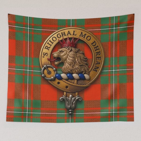 Item preview, MacGregor Crest and Ancient Tartan designed and sold by Kirrindy Designs.