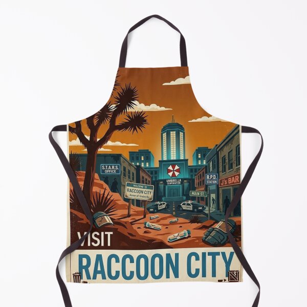 Item preview, Poster visit the raccoon city designed and sold by grisellamarten.