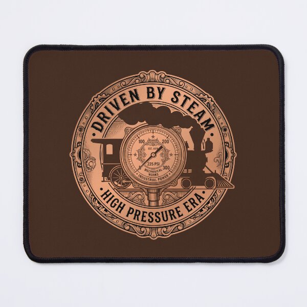 Item preview, Mechanical Industrial Power Locomotive Stamp designed and sold by SplashTastic.