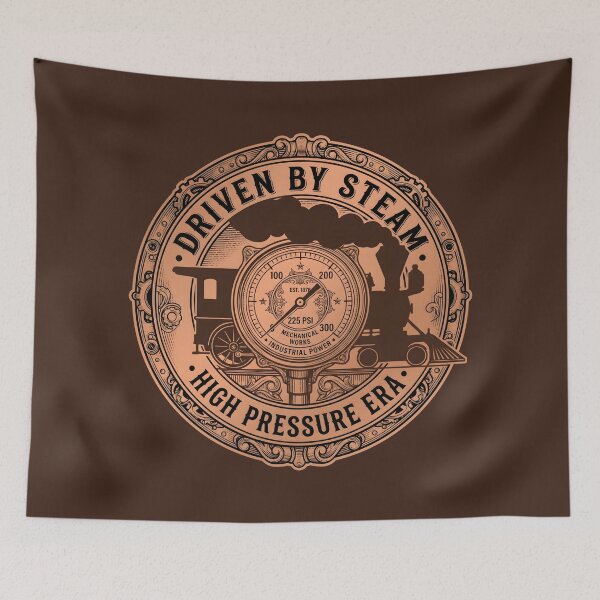 Item preview, Mechanical Industrial Power Locomotive Stamp designed and sold by SplashTastic.