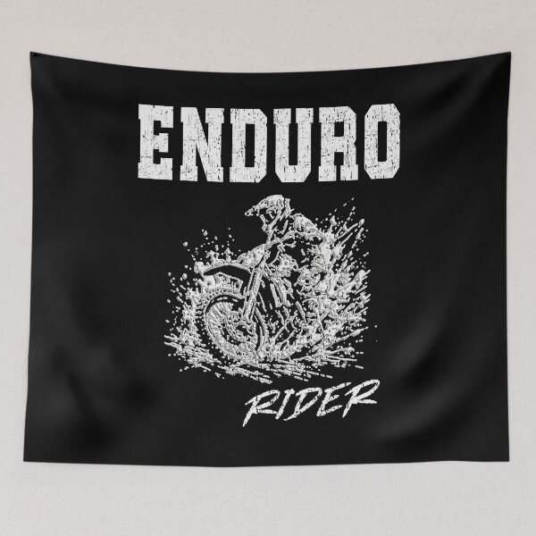Aperçu de l'œuvre Design de moto tout-terrain enduro moderne style vintage pour la course de motos tout-terrain créée et vendue par Jt41.