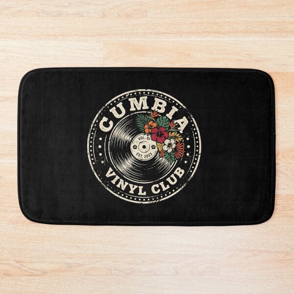 Item preview, Cumbia Vinyl Club Tropical Record Badge designed and sold by SplashTastic.