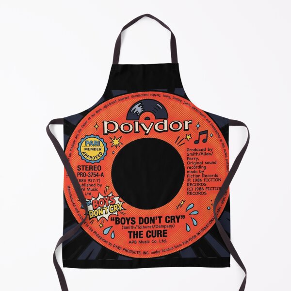 Item preview, Boy's Don't Cry ~ 45 Vinyl Record Pop Cartoon ~ The Cure designed and sold by TheLastGarden.