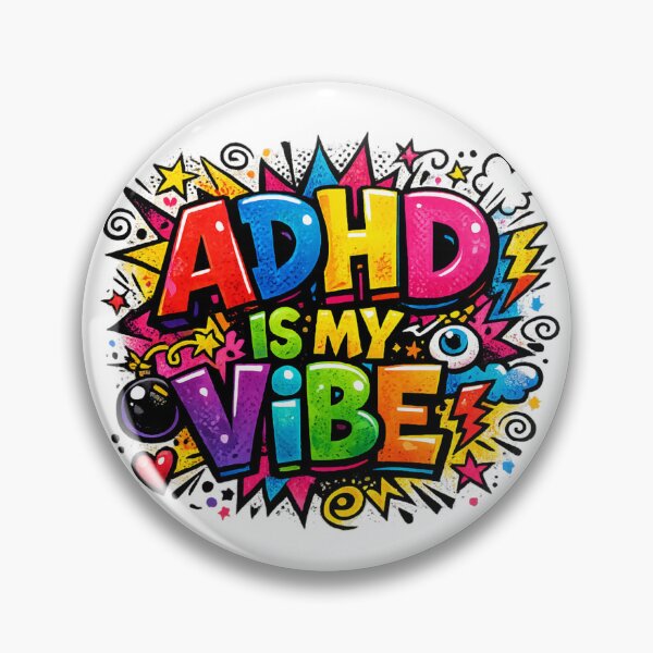 Item preview, ADHD is my vibe designed and sold by Tiny-Love ⭐⭐⭐⭐⭐.