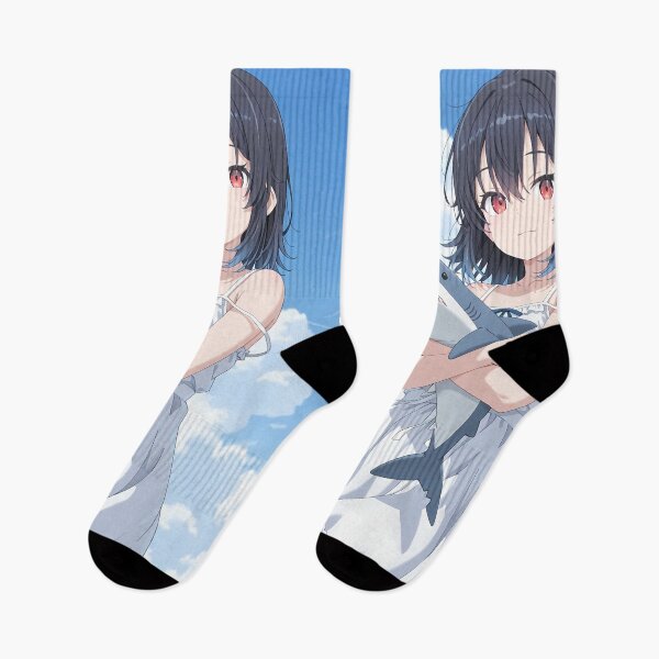 Item preview, Umi Asanagi Second Prettiest Girl Sky Shark Hug designed and sold by JohnEllisa.
