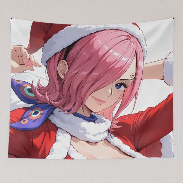 Item preview, Vinsmoke Reiju One Piece Christmas Red Closeup designed and sold by JohnEllisa.