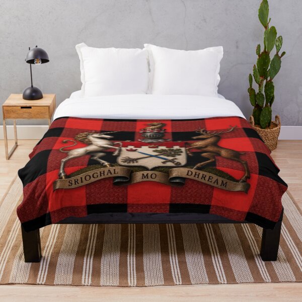 Artikelvorschau, MacGregor Arms und Modern Rob Roy Tartan entworfen und verkauft von Kirrindy Designs.