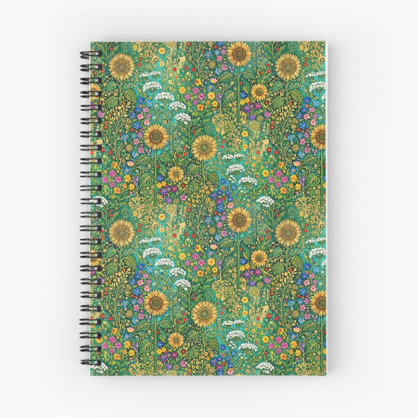 Item preview, Klimt Sunflower Garden Seamless Pattern designed and sold by SplashTastic.