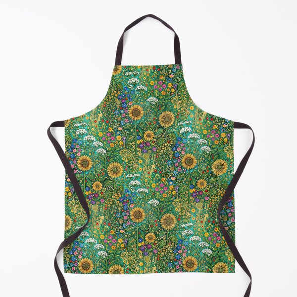 Item preview, Klimt Sunflower Garden Seamless Pattern designed and sold by SplashTastic.