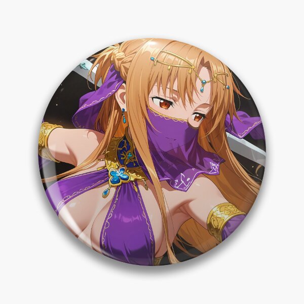 Item preview, Asuna Sword Art Online Purple Fantasy Dancer Pose designed and sold by JohnEllisa.