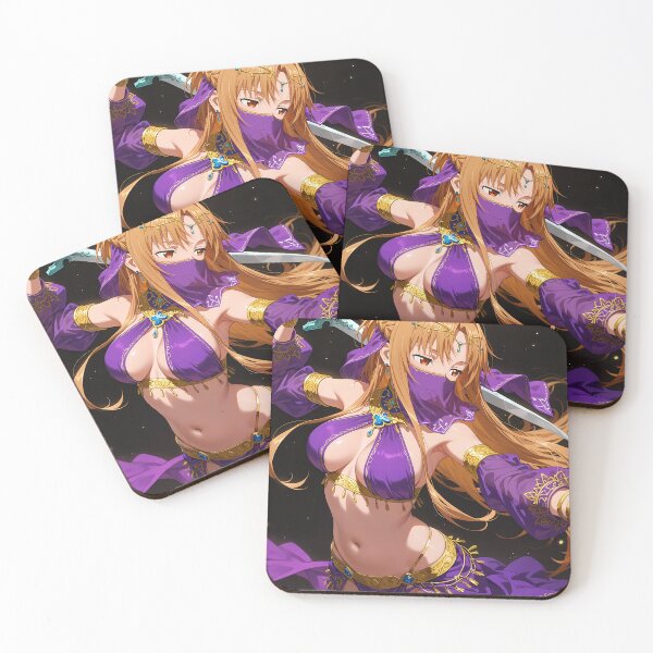 Item preview, Asuna Sword Art Online Purple Fantasy Dancer Pose designed and sold by JohnEllisa.