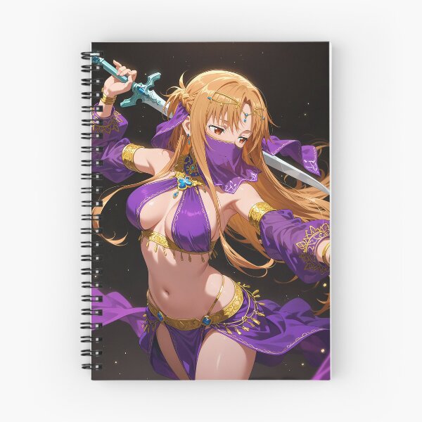 Item preview, Asuna Sword Art Online Purple Fantasy Dancer Pose designed and sold by JohnEllisa.