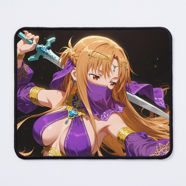 Item preview, Asuna Sword Art Online Purple Fantasy Dancer Pose designed and sold by JohnEllisa.
