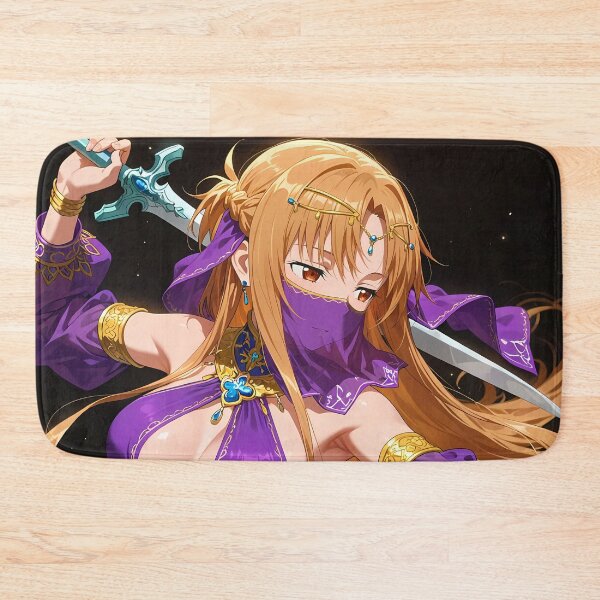Item preview, Asuna Sword Art Online Purple Fantasy Dancer Pose designed and sold by JohnEllisa.