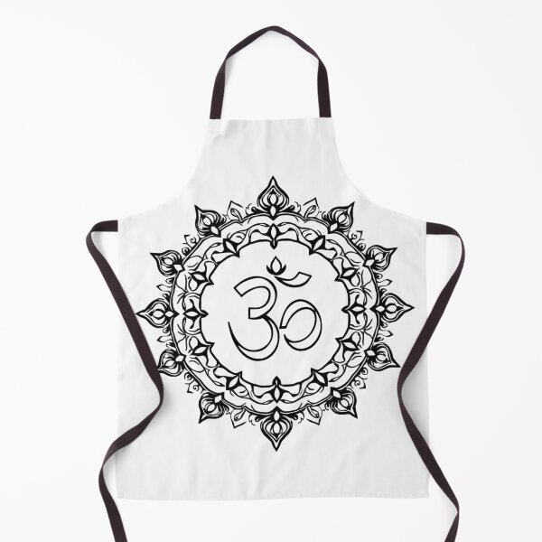Item preview, Mandala ornamental con símbolo Om - Arte lineal - Gráfico moderno designed and sold by QuirkThreadsCo.