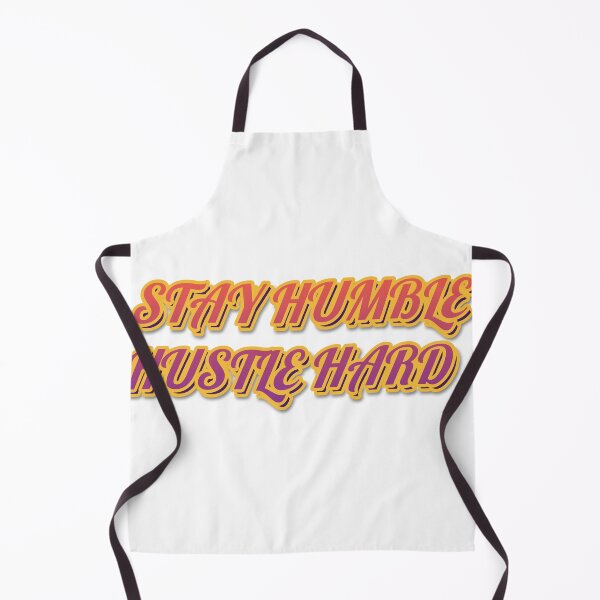 Aperçu de l'œuvre T-shirt à typographie rétro « RESTEZ HUMBLE, TRAVAILLEZ DUR » créée et vendue par QuirkThreadsCo.