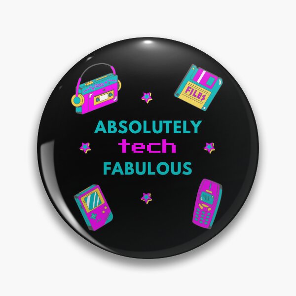 Item preview, Absolutely Tech Fabulous Retro Tech T-Shirt | 90s Nostalgia Geek Gift designed and sold by scarlett1969.