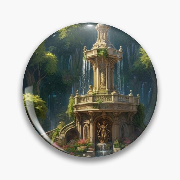 Item preview, Enchanted Fountain of the Secret Garden designed and sold by NeyhineAngelionShop.