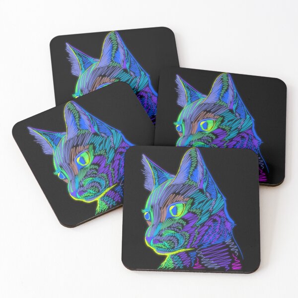 Item preview, Neon Cat designed and sold by IcyHotShop.