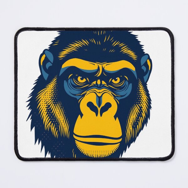 Item preview, Gorilla Pop Art - Modern Graphic Art Sticker designed and sold by QuirkThreadsCo.