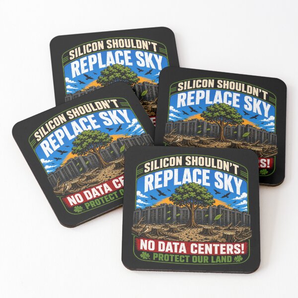 Item preview, No Data Centers 1 of 3 designed and sold by Forged in the Warp.