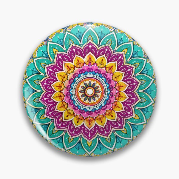 Item preview, Colorful Mandala Art Design designed and sold by PixelDreamInk.