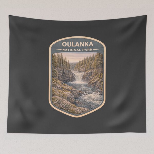 Item preview, Vintage Finland National Park Travel Print:  designed and sold by PinUpPizzazz.